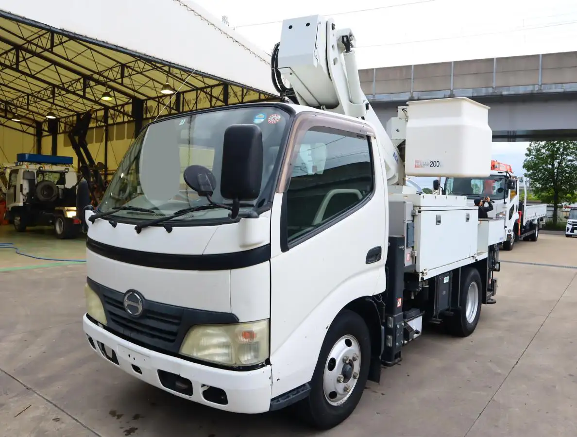 日野 デュトロ 小型 高所・建柱車 高所作業車 電工仕様 の中古トラック【車両No.166165】