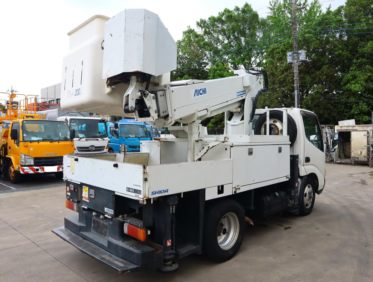 日野 デュトロ 小型 高所・建柱車 高所作業車 電工仕様｜画像3