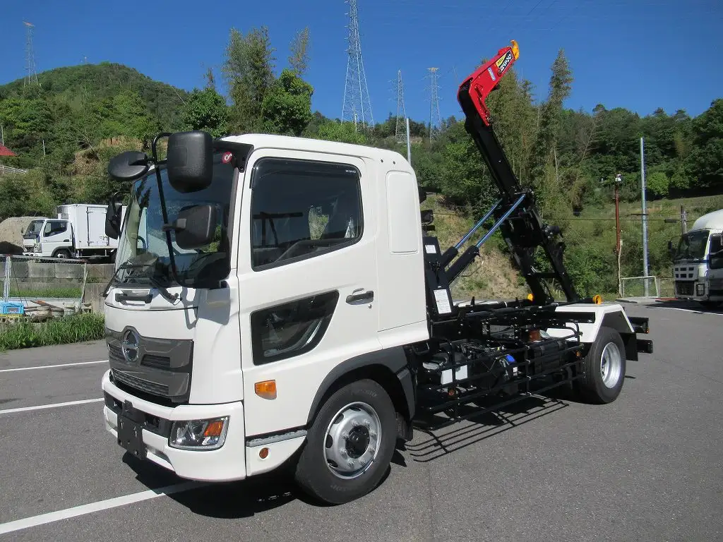 日野 レンジャー 中型/増トン アームロール ツインホイスト ベッド の中古トラック【車両No.166218】