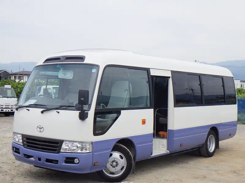 トヨタ コースター 小型 バス マイクロバス SKG-XZB50 の中古トラック【車両No.166196】