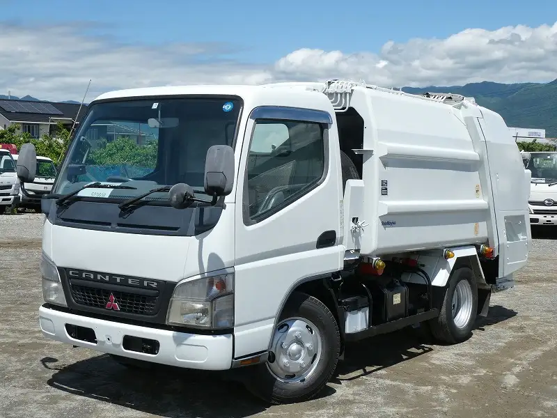 三菱 キャンター 小型 パッカー車 プレス式 PA-FE73DB の中古トラック【車両No.166280】