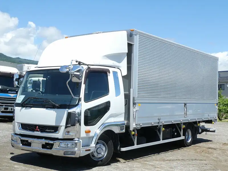 三菱 ファイター 中型/増トン ウイング パワーゲート ベッド の中古トラック【車両No.166286】
