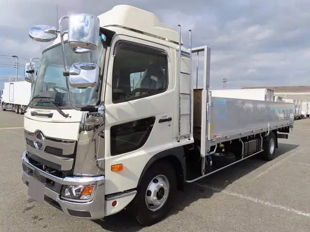 日野 レンジャー 中型/増トン 平ボディ エアサス ベッド の中古トラック【車両No.165914】