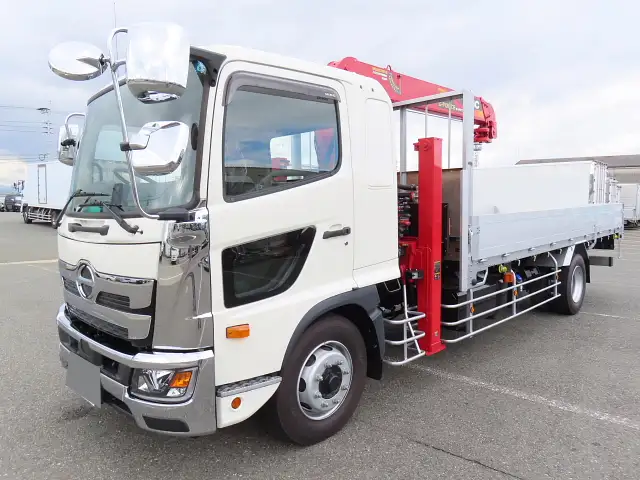 日野 レンジャー 中型/増トン 車両重機運搬 4段クレーン ラジコン の中古トラック【車両No.165966】