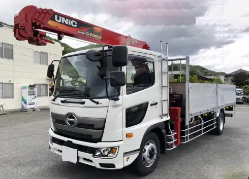 日野 レンジャー 中型/増トン クレーン付 アルミブロック 4段 の中古トラック【車両No.166149】
