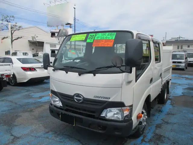 日野 デュトロ 小型 平ボディ Wキャブ パワーゲート の中古トラック【車両No.166429】