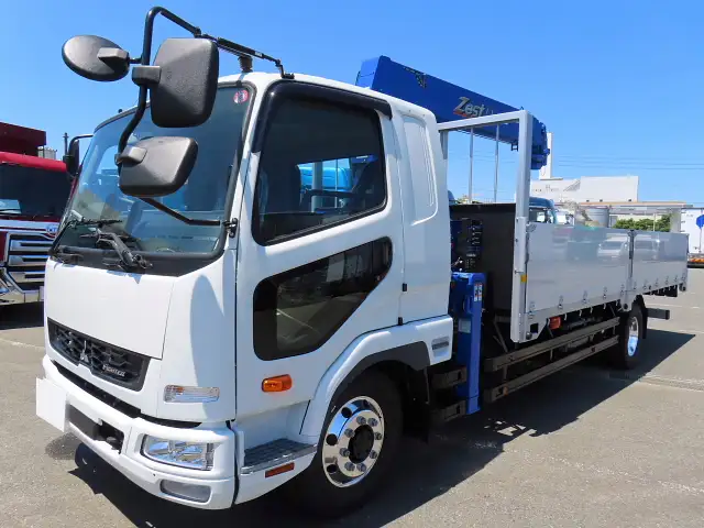 三菱 ファイター 中型/増トン クレーン付 アルミブロック 5段 の中古トラック【車両No.166413】