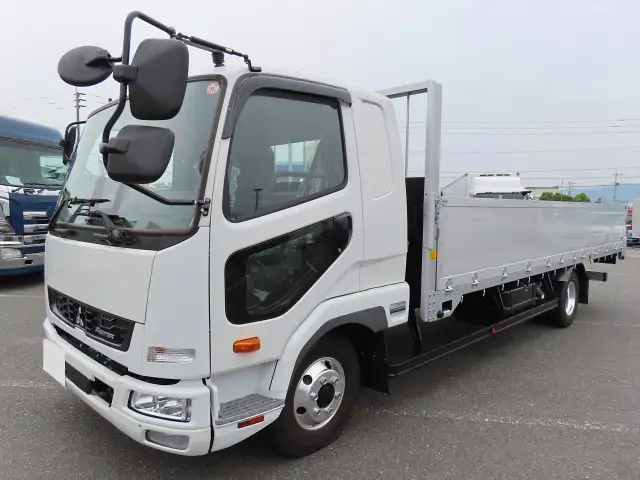 三菱 ファイター 中型/増トン 平ボディ アルミブロック ベッド の中古トラック【車両No.166415】