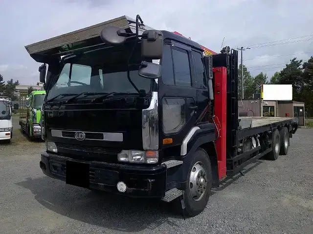日産UD ビッグサム 大型 車両重機運搬 4段クレーン ラジコン の中古トラック【車両No.166451】