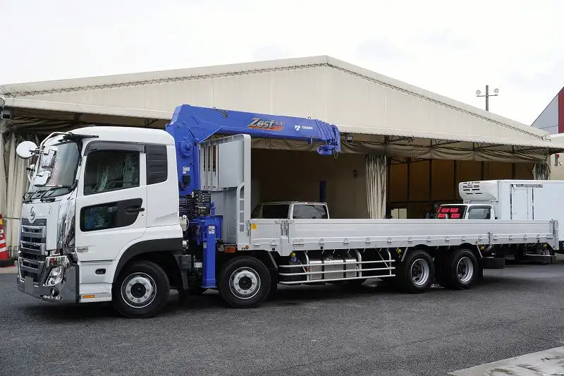 日産UD クオン 大型 クレーン付 アルミブロック 5段 の中古トラック【車両No.166469】