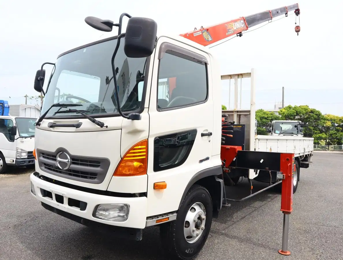 日野 レンジャー 中型/増トン クレーン付 4段 ラジコン の中古トラック【車両No.166496】