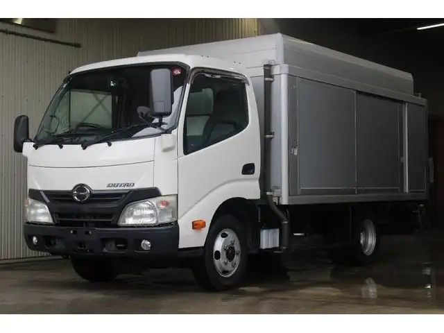 日野 デュトロ 小型 アルミバン ボトルカー サイドドア の中古トラック【車両No.166565】