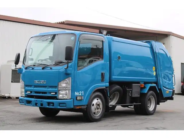 いすゞ エルフ 小型 パッカー車 巻き込み式 回転ダンプ式 の中古トラック【車両No.166533】