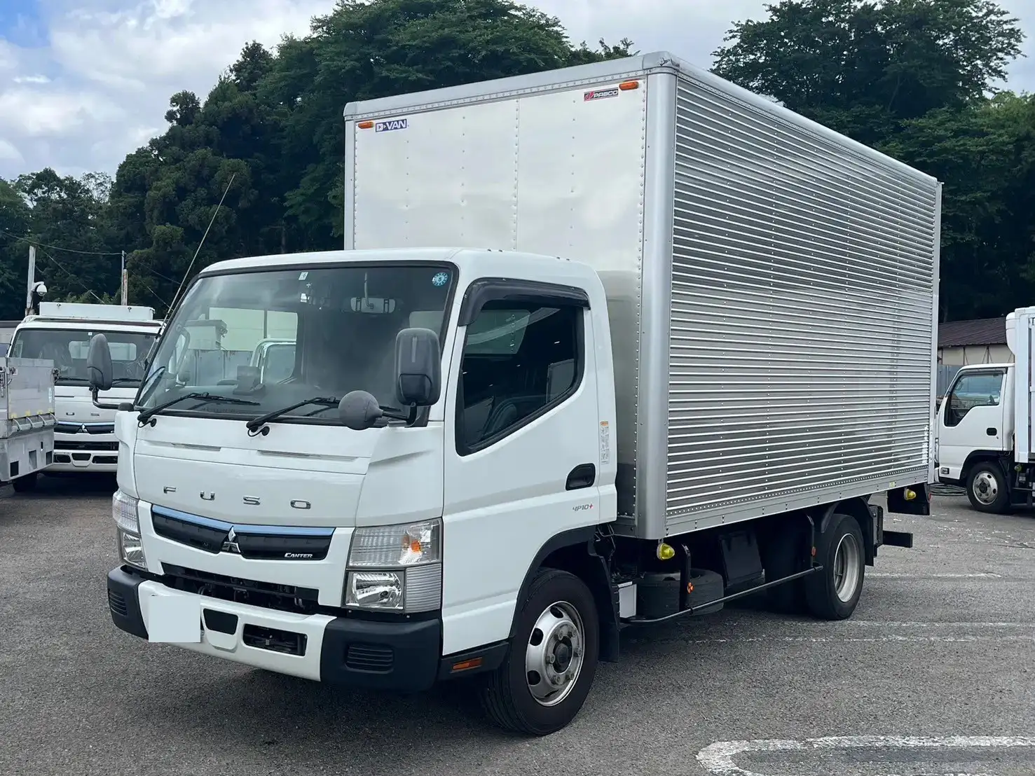 三菱 キャンター 小型 アルミバン パワーゲート 2PG-FEB80 の中古トラック【車両No.166673】