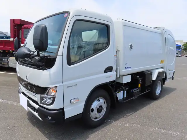 三菱 キャンター 小型 パッカー車 巻き込み式 回転ダンプ式 の中古トラック【車両No.166626】