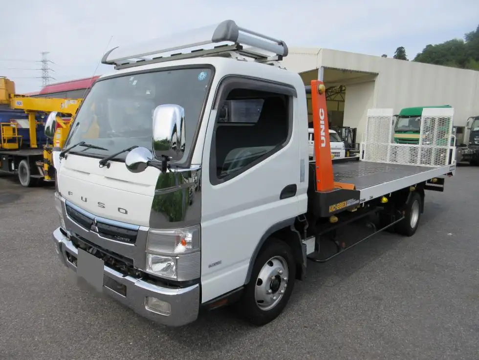三菱 キャンター 小型 車両重機運搬 ラジコン ウインチ の中古トラック【車両No.166714】