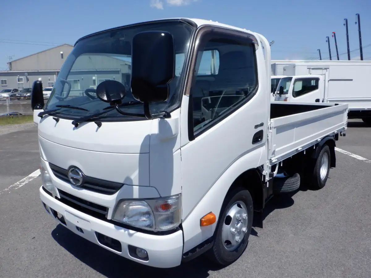 日野 デュトロ 小型 平ボディ 床鉄板 TKG-XZC605M の中古トラック【車両No.166761】