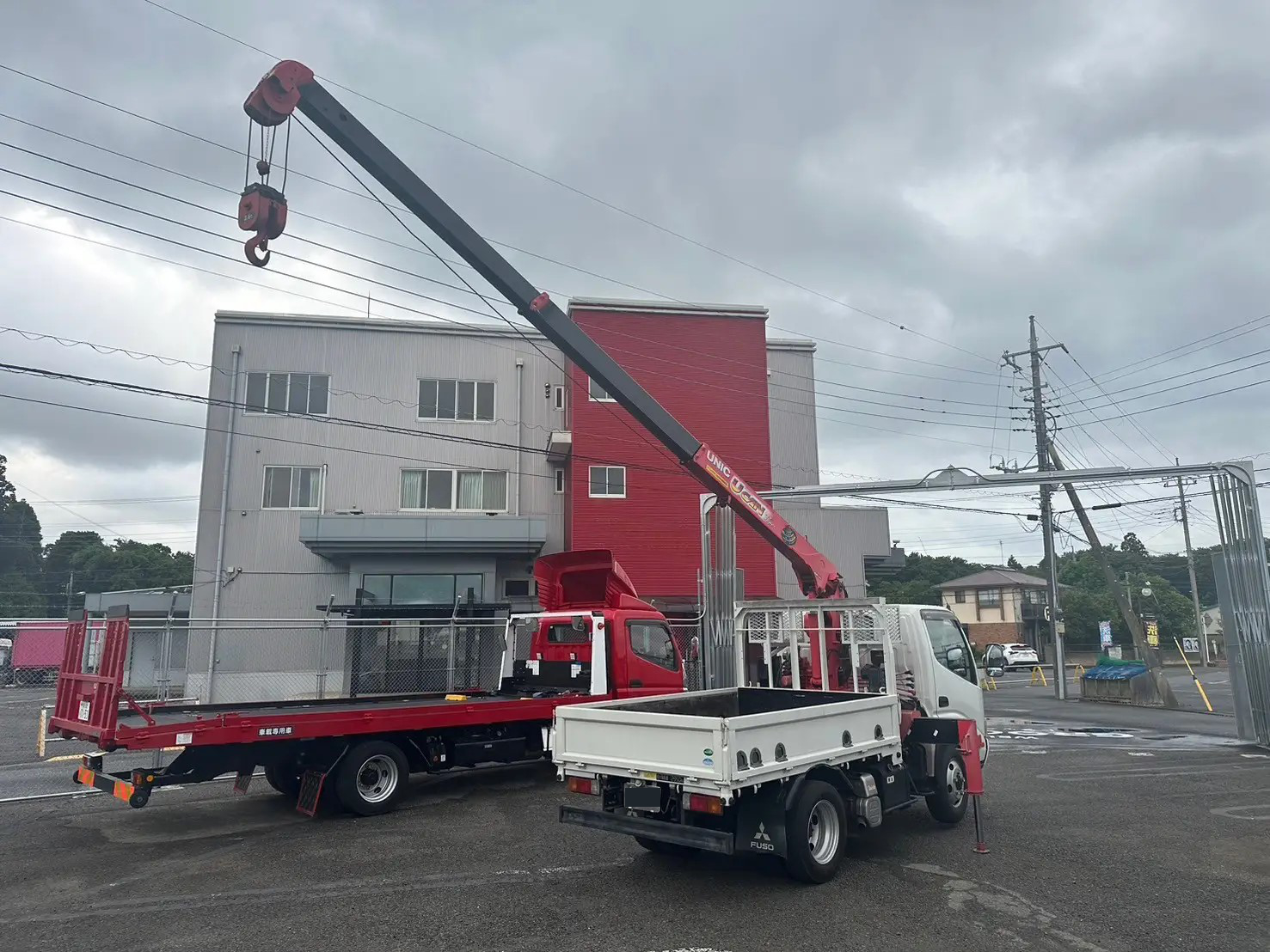 日野 デュトロ 小型 クレーン付き(ユニック) 床鉄板 3段｜画像11