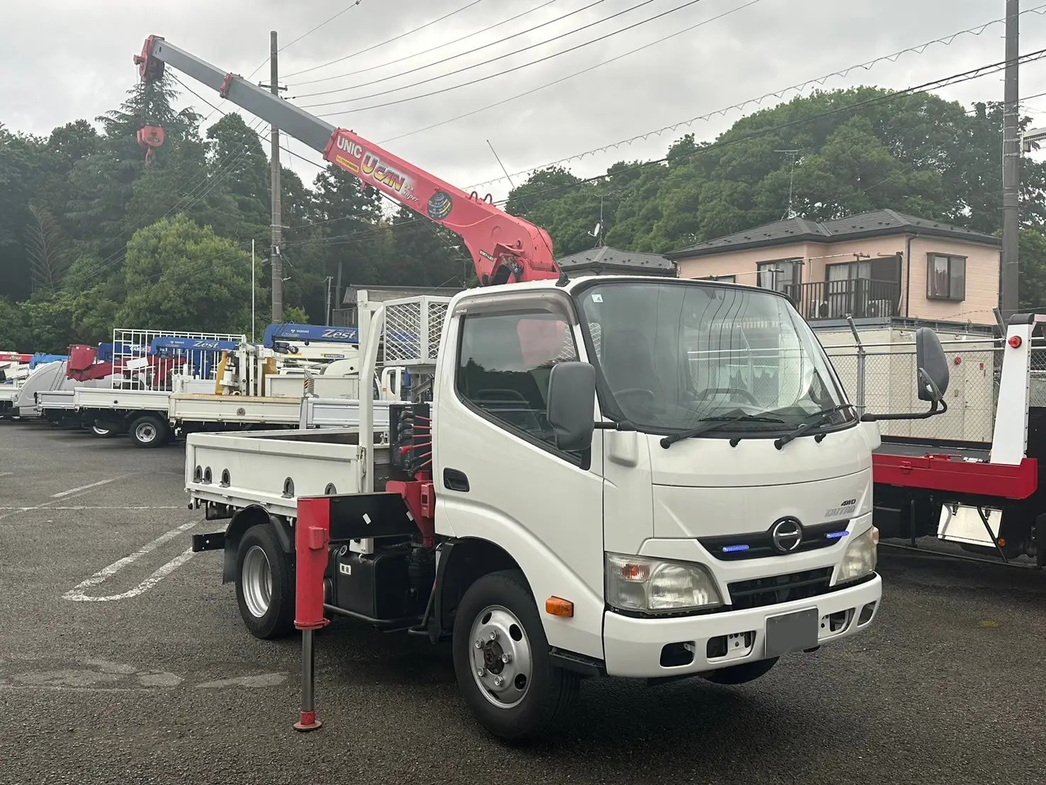 日野 デュトロ 小型 クレーン付き(ユニック) 床鉄板 3段｜画像2