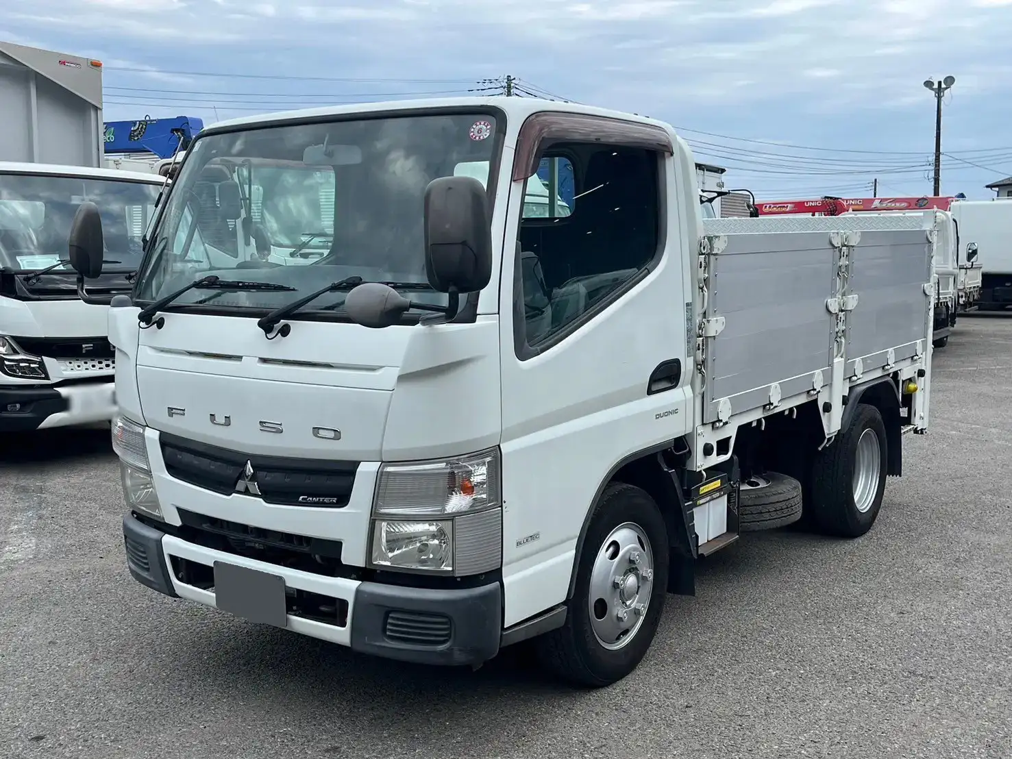 三菱 キャンター 小型 平ボディ パワーゲート 床鉄板 の中古トラック【車両No.166718】