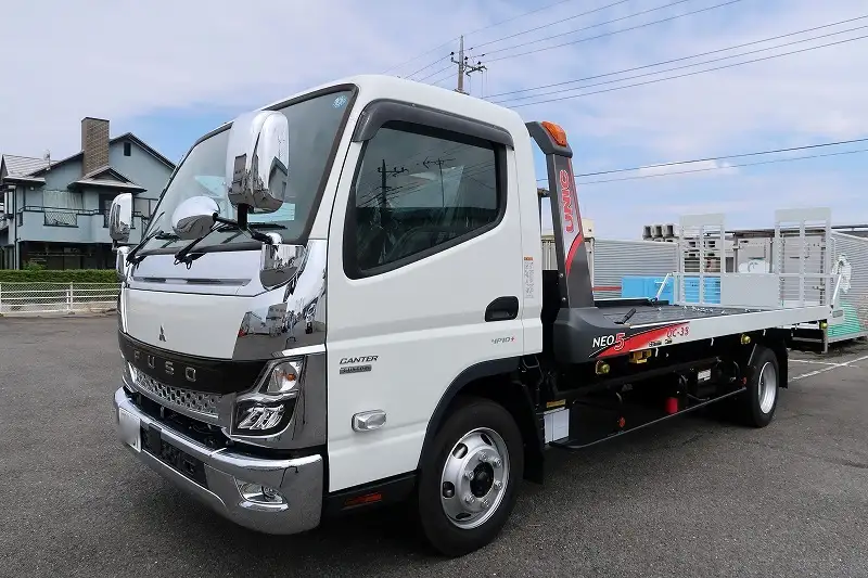 三菱 キャンター 小型 車両重機運搬 ラジコン ウインチ の中古トラック【車両No.166768】