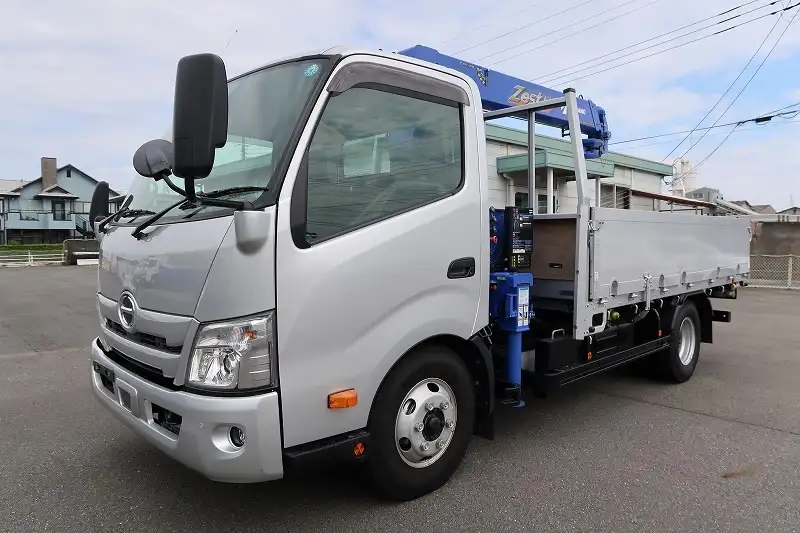 日野 デュトロ 小型 クレーン付 アルミブロック 3段 の中古トラック【車両No.166767】