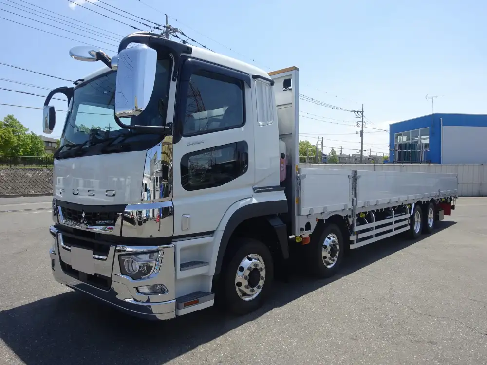三菱 スーパーグレート 大型 平ボディ アルミブロック エアサス の中古トラック【車両No.166792】