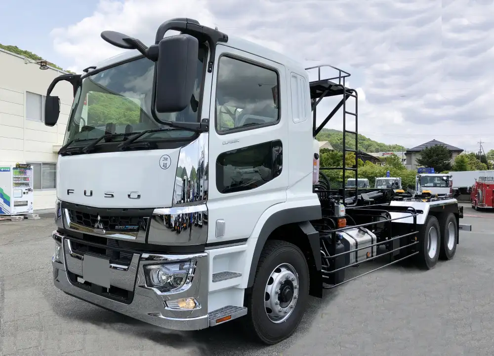 三菱 スーパーグレート 大型 アームロール ツインホイスト ベッド の中古トラック【車両No.166835】