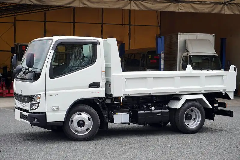 三菱 キャンター 小型 ダンプ ローダー 強化 の中古トラック【車両No.166926】