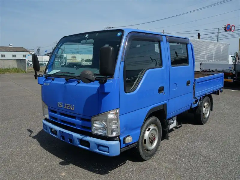 いすゞ エルフ 小型 平ボディ Wキャブ TKG-NHS85A の中古トラック【車両No.166911】