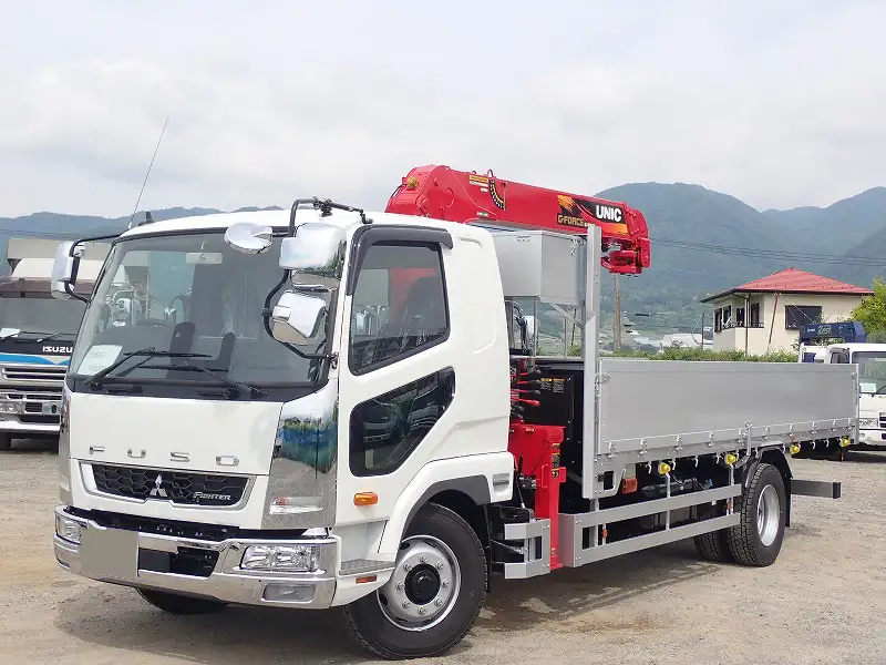 三菱 ファイター 中型/増トン クレーン付 アルミブロック 4段 の中古トラック【車両No.166954】