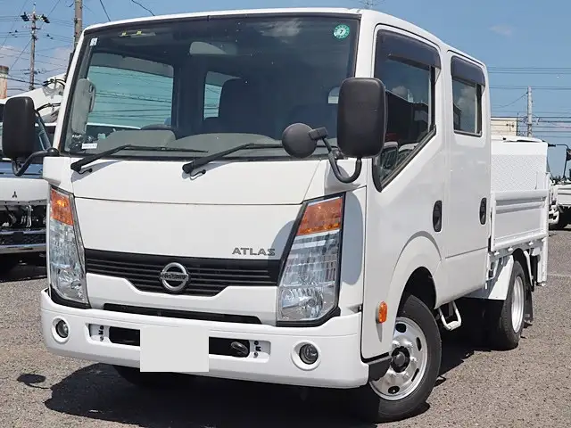 日産 アトラス 小型 平ボディ Wキャブ パワーゲート の中古トラック【車両No.166981】