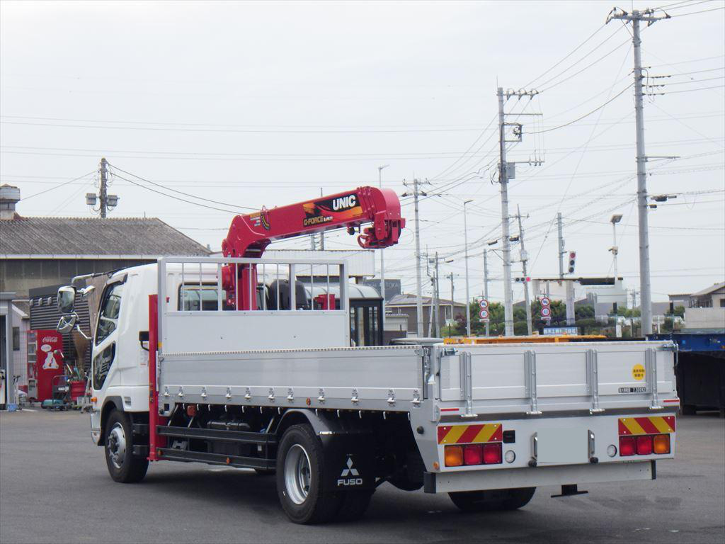 三菱 ファイター 中型/増トン 車両重機運搬 4段クレーン ラジコン｜画像4