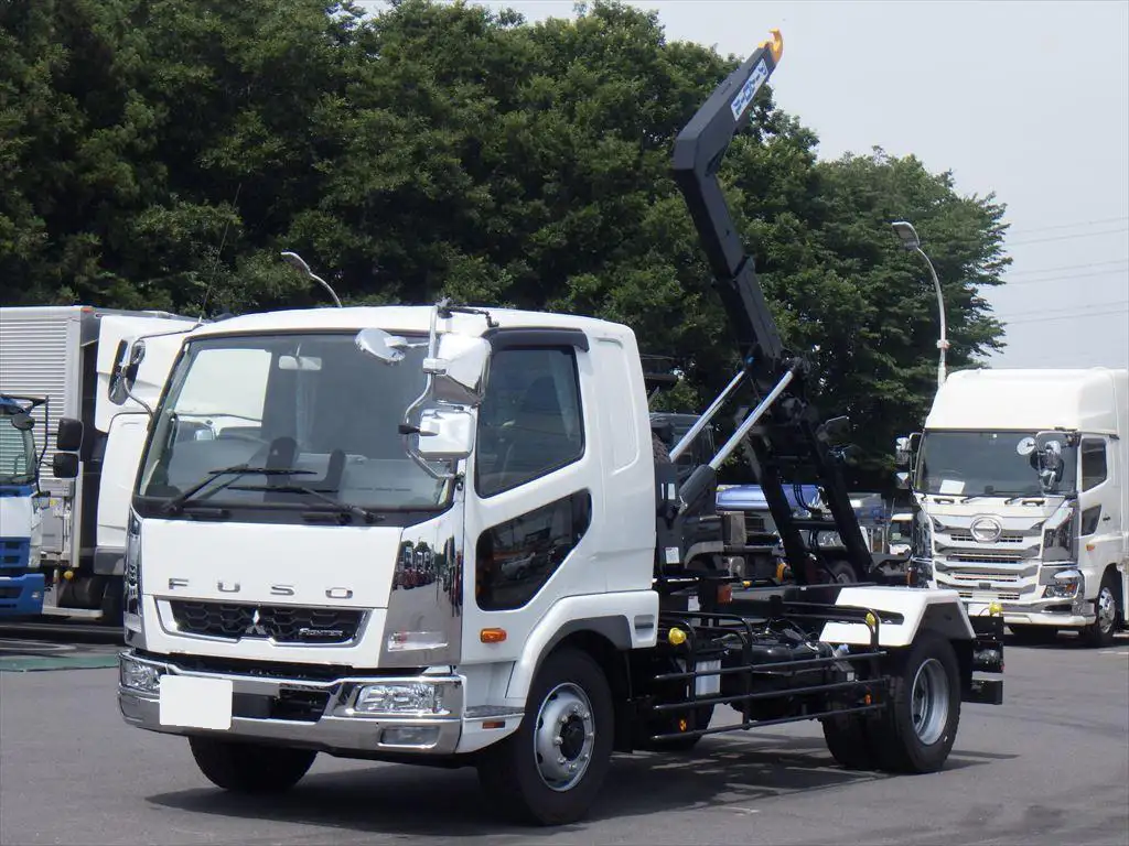 三菱 ファイター 中型/増トン アームロール ツインホイスト ベッド の中古トラック【車両No.167062】
