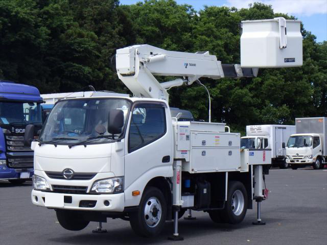 日野 デュトロ 小型 高所・建柱車 高所作業車 TKG-XZU675M｜画像1