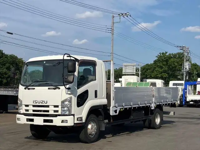 いすゞ フォワード 中型/増トン 平ボディ アルミブロック ベッド の中古トラック【車両No.167055】