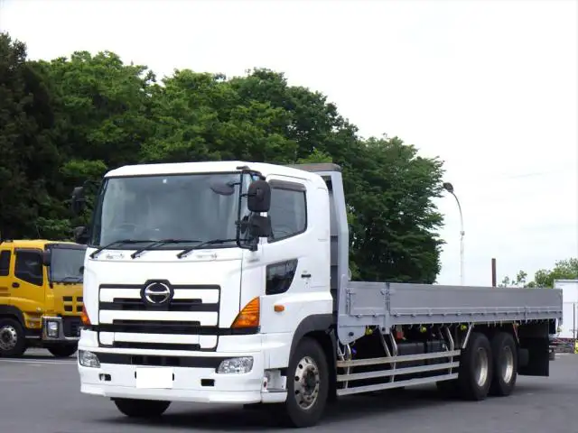 日野 プロフィア 大型 平ボディ 床鉄板 アルミブロック の中古トラック【車両No.167074】