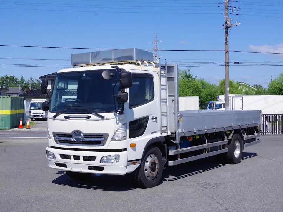 日野 レンジャー 中型/増トン 平ボディ アルミブロック ベッド の中古トラック【車両No.167028】