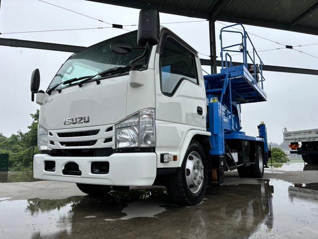 いすゞ エルフ 小型 高所・建柱車 高所作業車 ｜画像1