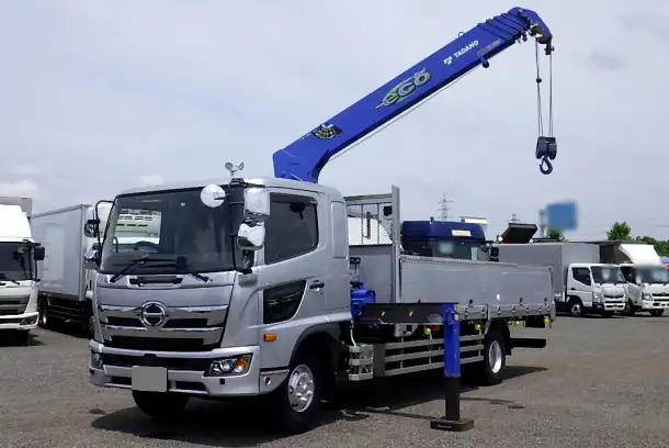 日野 レンジャー 中型/増トン クレーン付 アルミブロック 5段 の中古トラック【車両No.167102】