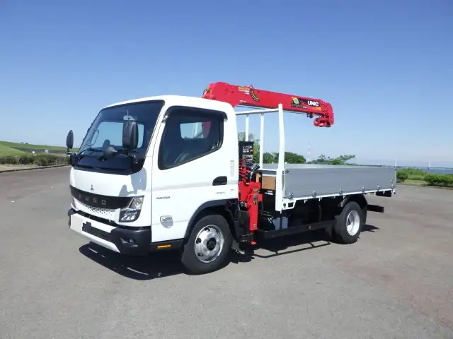 三菱 キャンター 小型 クレーン付 アルミブロック 4段 の中古トラック【車両No.167163】