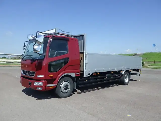 三菱 ファイター 中型/増トン 平ボディ 床鉄板 アルミブロック の中古トラック【車両No.167144】