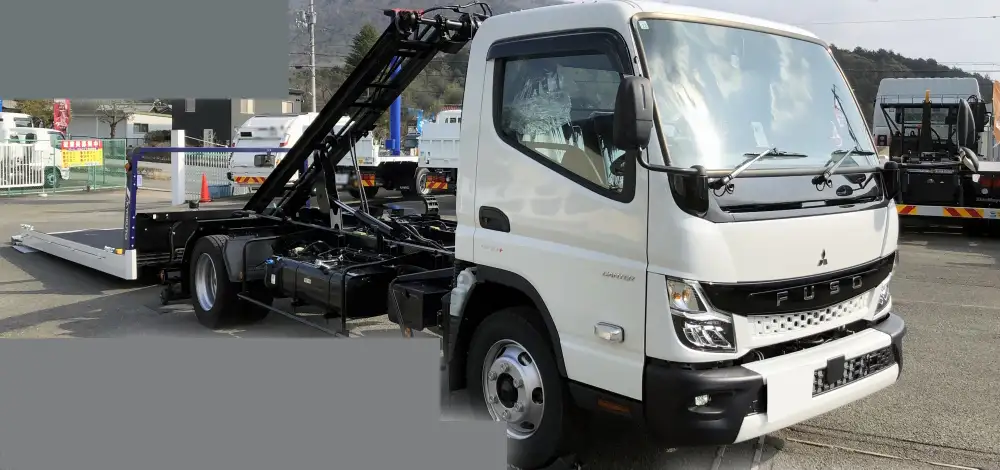 三菱 キャンター 小型 車両重機運搬 ラジコン ウインチ の中古トラック【車両No.167261】