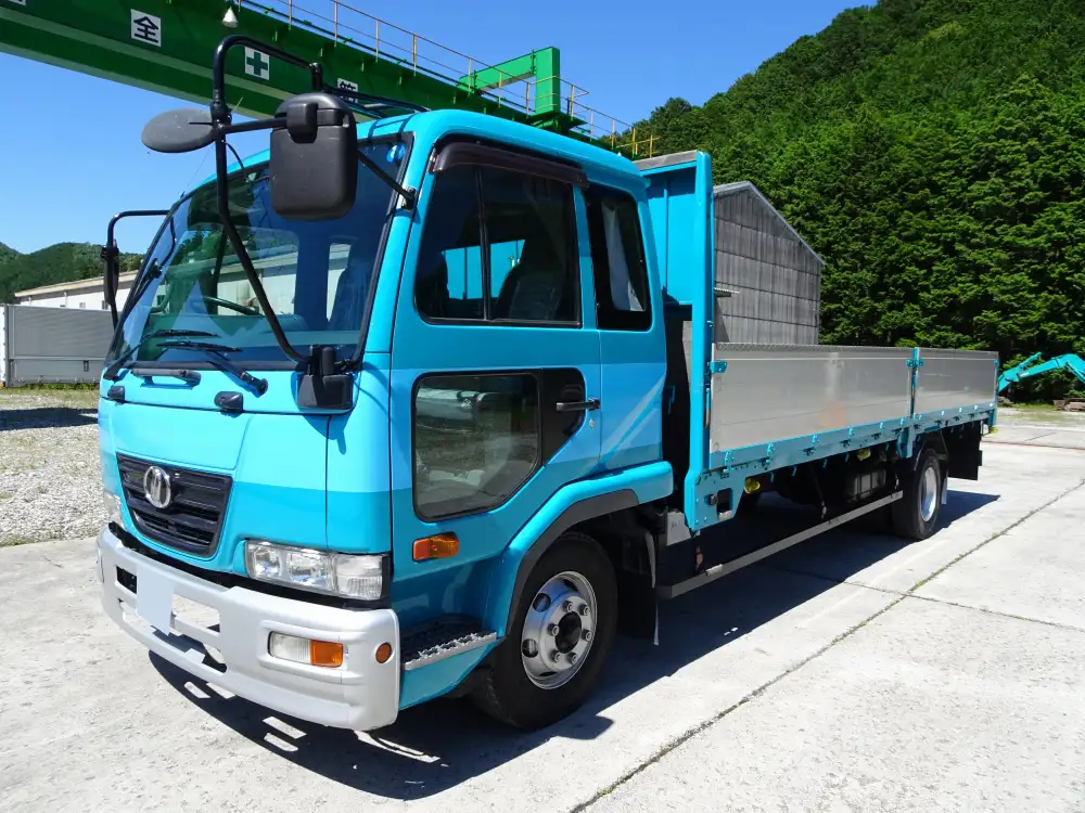 日産UD コンドル 中型/増トン 平ボディ 床鉄板 アルミブロック の中古トラック【車両No.167255】