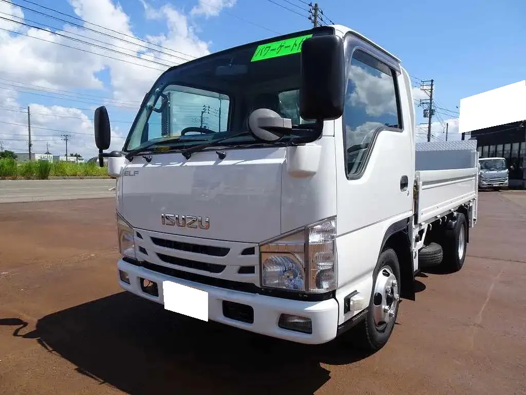 いすゞ エルフ 小型 平ボディ パワーゲート BKG-NJR85A の中古トラック【車両No.167371】