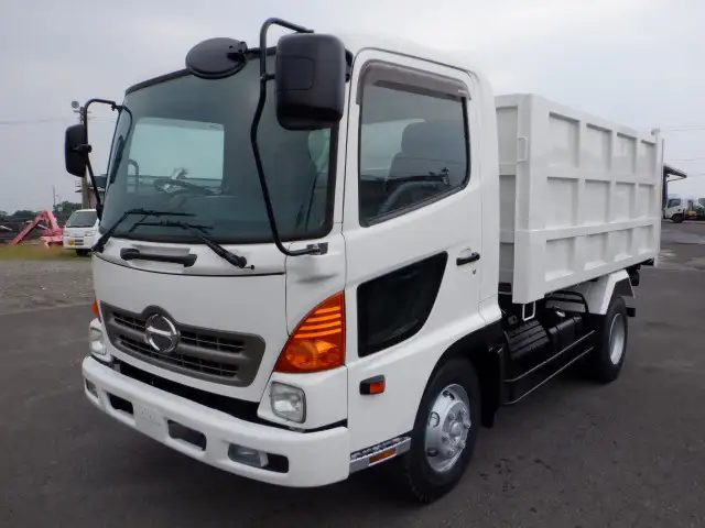 日野 レンジャー 中型/増トン ダンプ 土砂禁 ステンレス張り の中古トラック【車両No.167266】