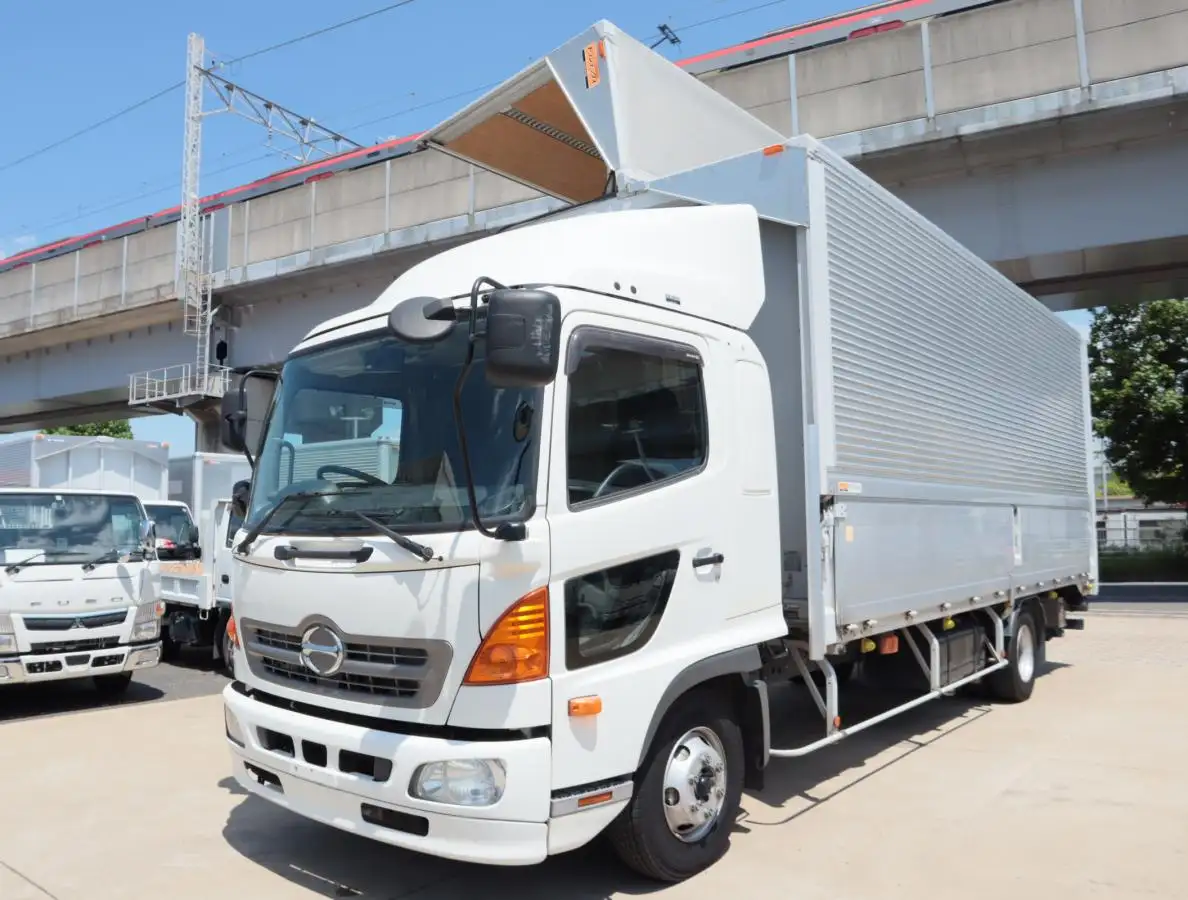 日野 レンジャー 中型/増トン ウイング パワーゲート ベッド の中古トラック【車両No.167051】
