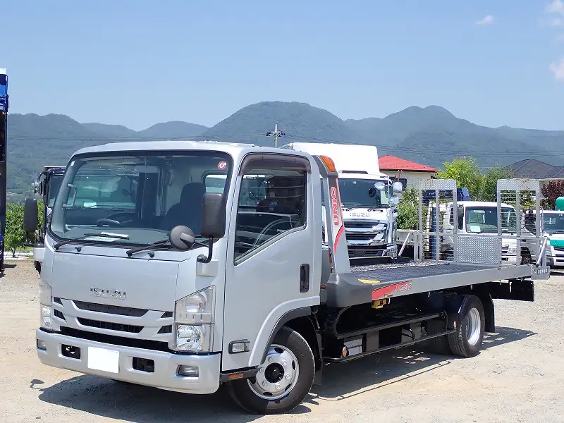 いすゞ エルフ 小型 車両重機運搬 ラジコン ウインチ の中古トラック【車両No.167415】