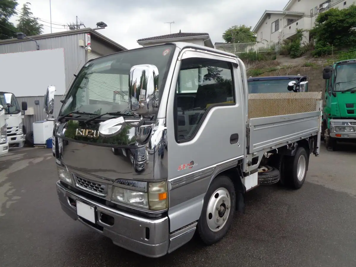 いすゞ エルフ 小型 平ボディ パワーゲート 床鉄板 の中古トラック【車両No.167574】