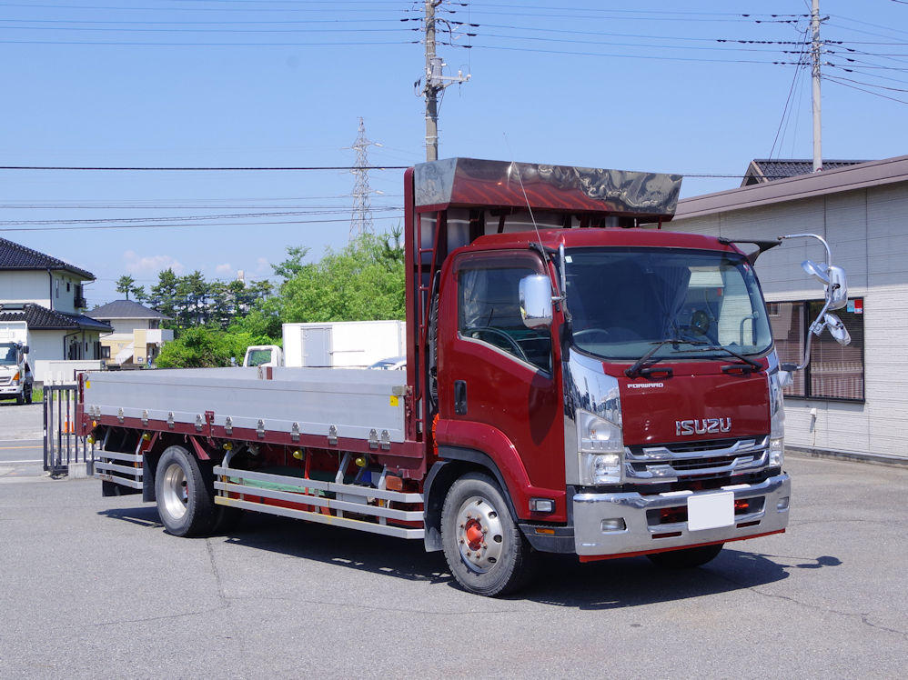 いすゞ フォワード 中型/増トン 平ボディ アルミブロック LKG-FTR90S2｜画像2